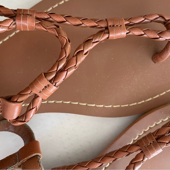 New Lauren Ralph Lauren Leather Flat - Picture 2 of 3